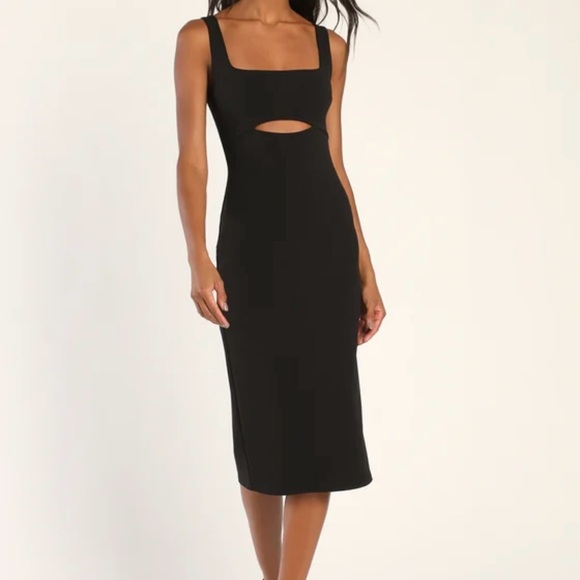 Lulus Dresses & Skirts - NWT Lulus Date Night Dream boacl cutout bodycon midi dress